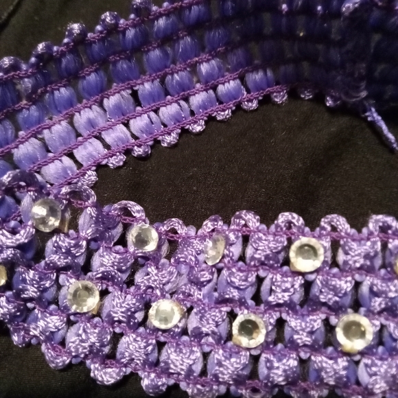 Handmade Purple Headband - Picture 2 of 6
